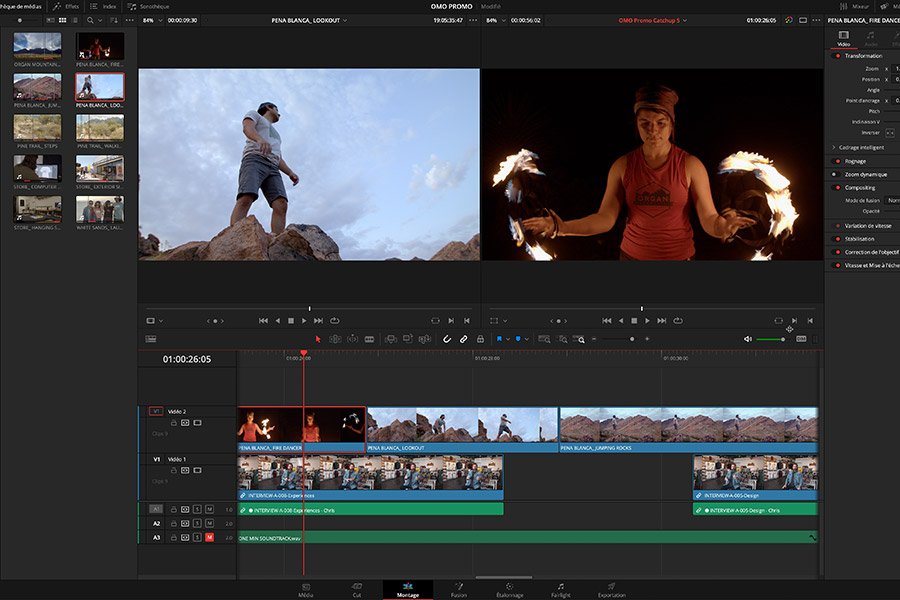 formation montage davinci resolve